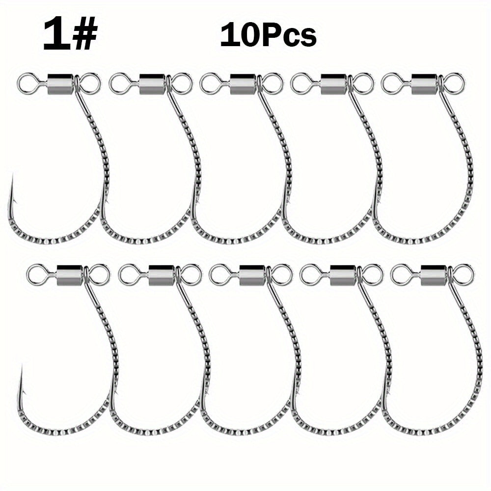 Stainless Steel Fishing Hooks STD 10pcs