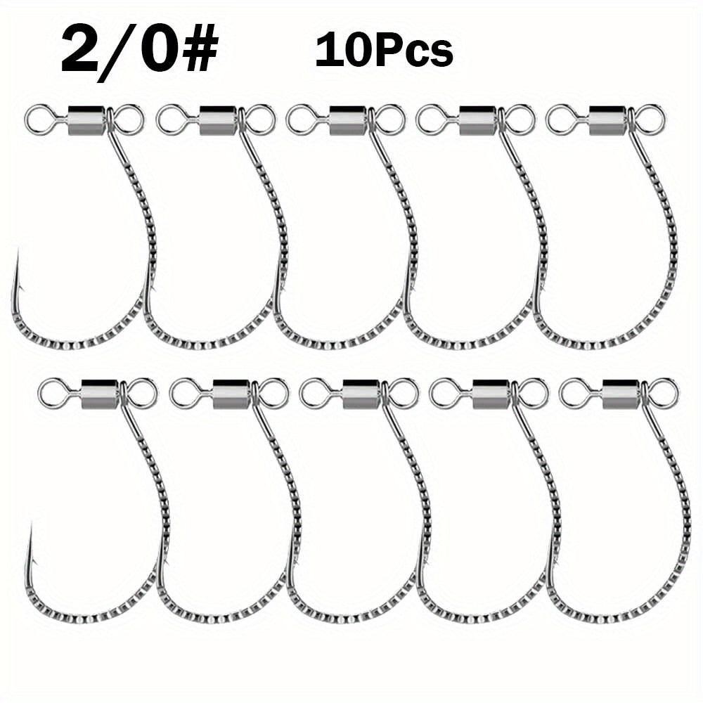 Stainless Steel Fishing Hooks STD 10pcs