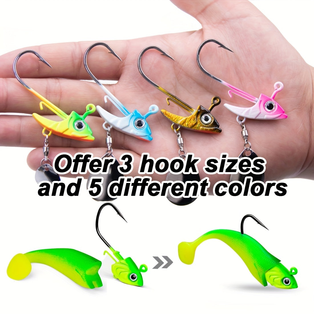 Swimbaits Jig Head STD 5Pack 7.5g~15g