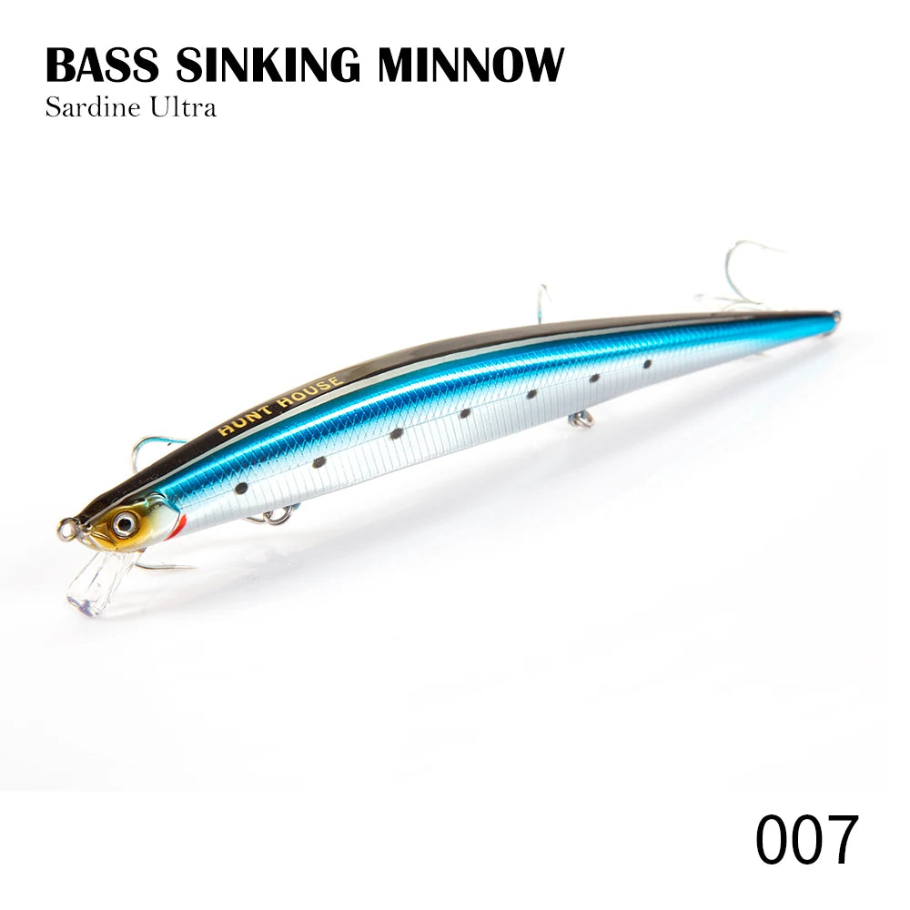 Jerkbait sinking HUNTHOUSE 175mm 34g