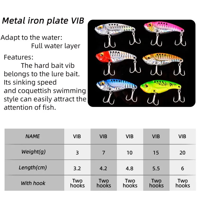 Metal Jig AORACE box 5pcs 3/7/10/15/20g