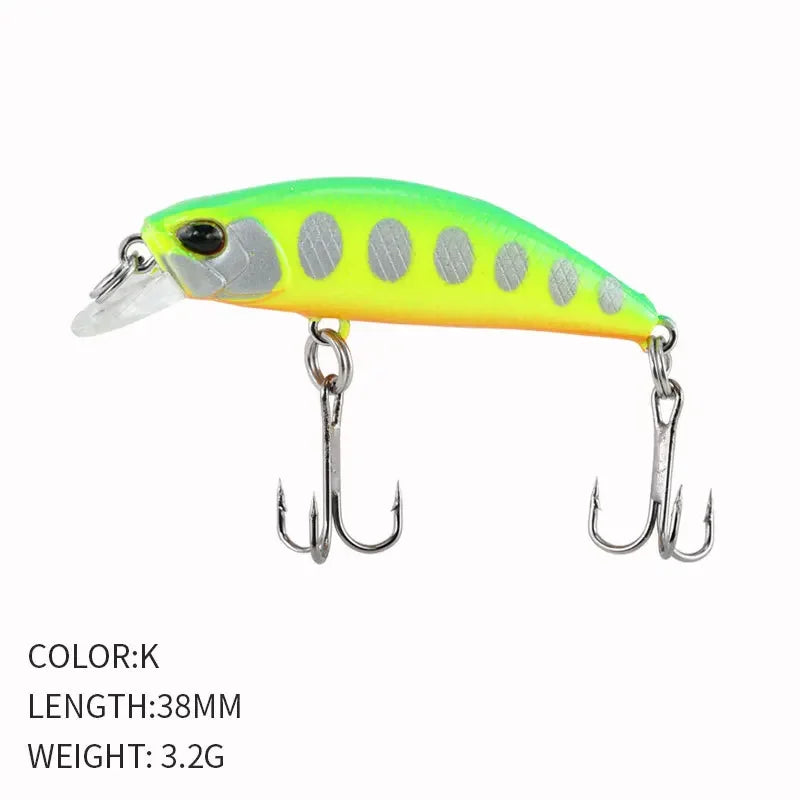 Mini Jerkbaits Sinking 38mm 3.2G