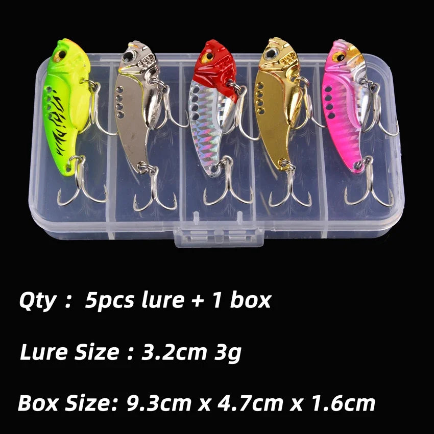 Metal Jig AORACE box 5pcs 3/7/10/15/20g