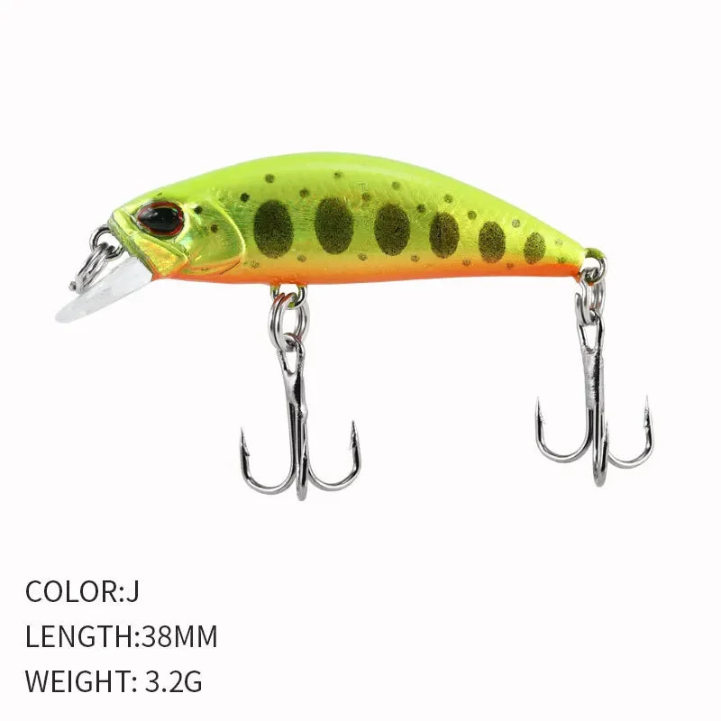 Mini Jerkbaits Sinking 38mm 3.2G