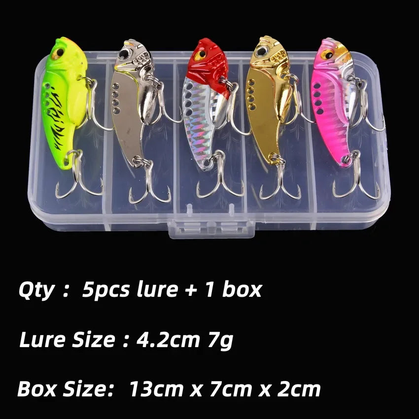 Metal Jig AORACE box 5pcs 3/7/10/15/20g