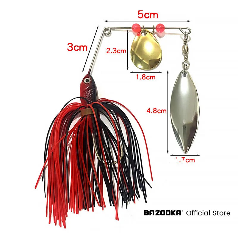 Spinnerbait Bazooka 90mm 15g 18g