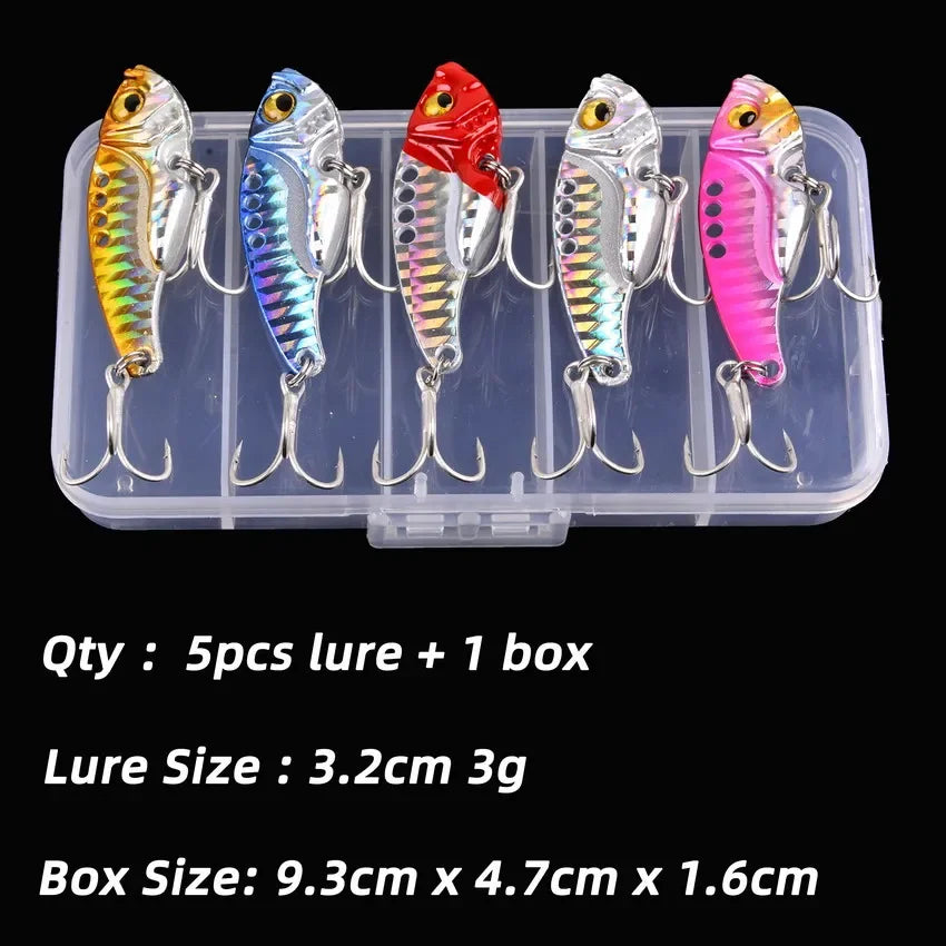 Metal Jig AORACE box 5pcs 3/7/10/15/20g