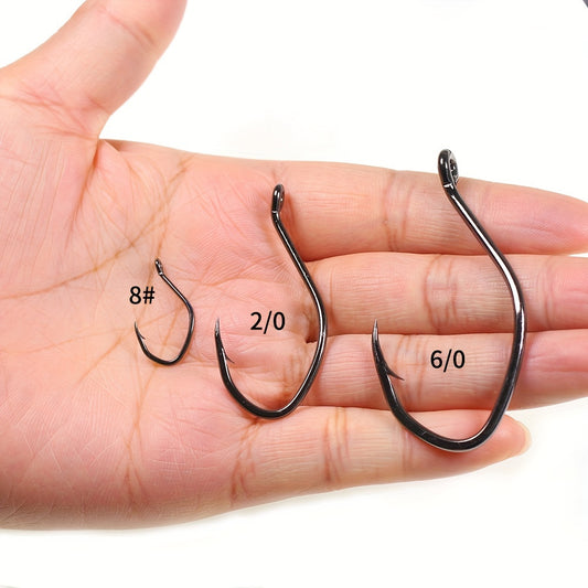 Hook Up High Carbon Steel 5pcs/20pcs Size 8 6 1/0 2/0 3/0 4/0 6/0