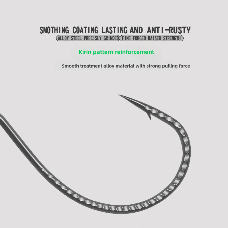 Stainless Steel Fishing Hooks STD 10pcs