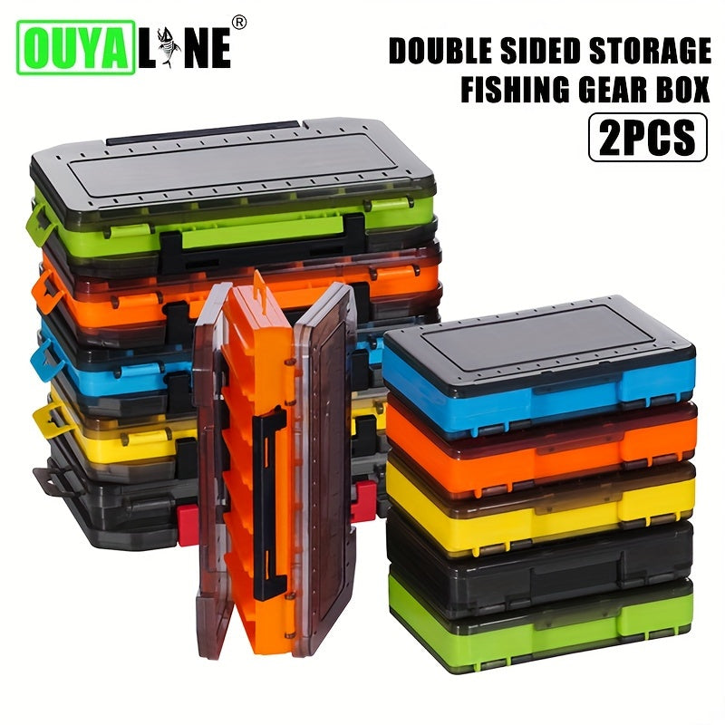 Double-Sided Fishing Tackle Organizer 2 Pcs