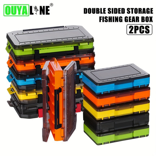 Double-Sided Fishing Tackle Organizer 2 Pcs