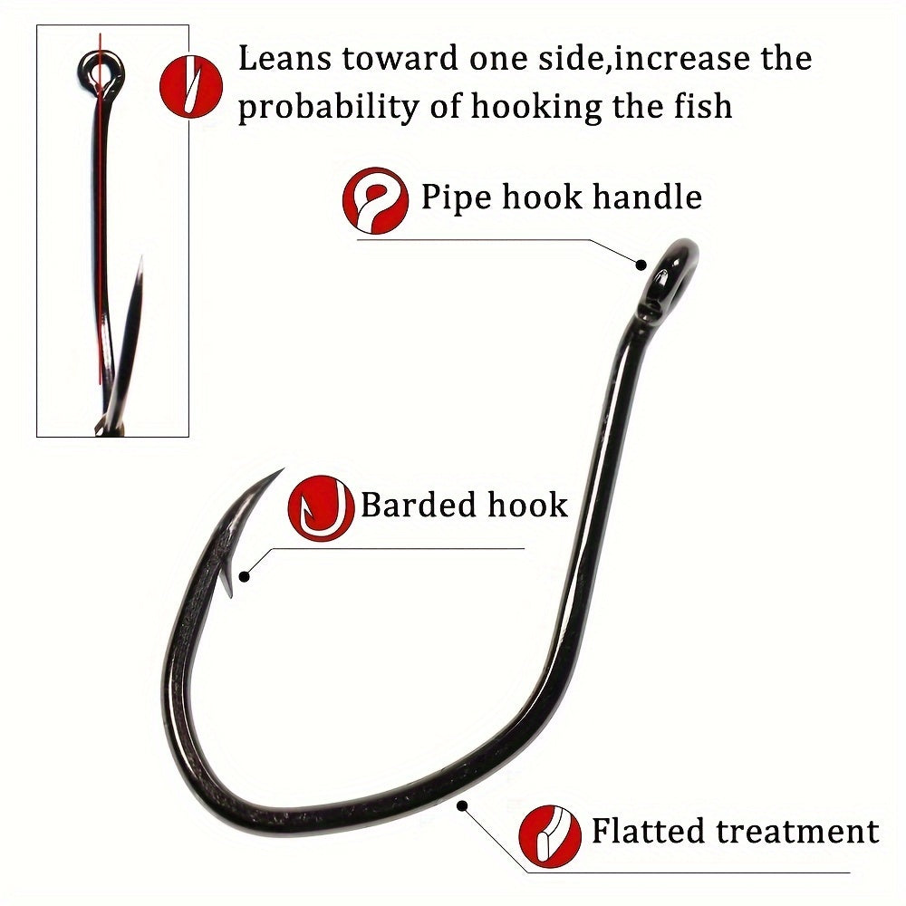 Hook Up High Carbon Steel 5pcs/20pcs Size 8 6 1/0 2/0 3/0 4/0 6/0