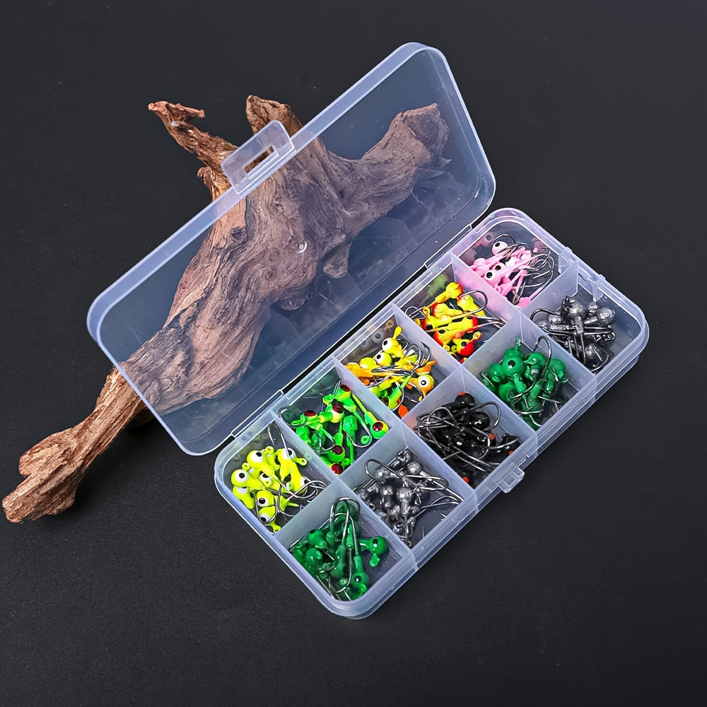 Weighted Fishing Hook Set TURIOU 100pcs