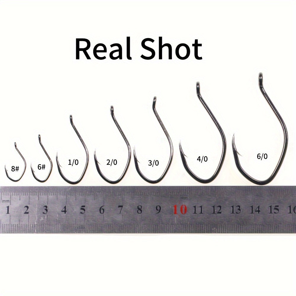 Hook Up High Carbon Steel 5pcs/20pcs Size 8 6 1/0 2/0 3/0 4/0 6/0