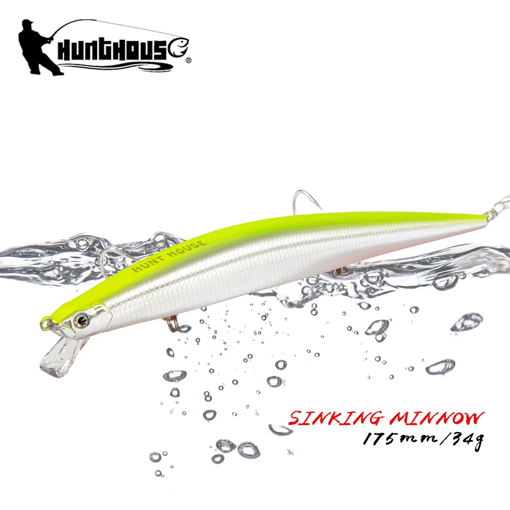 Jerkbait sinking HUNTHOUSE  175mm 34g