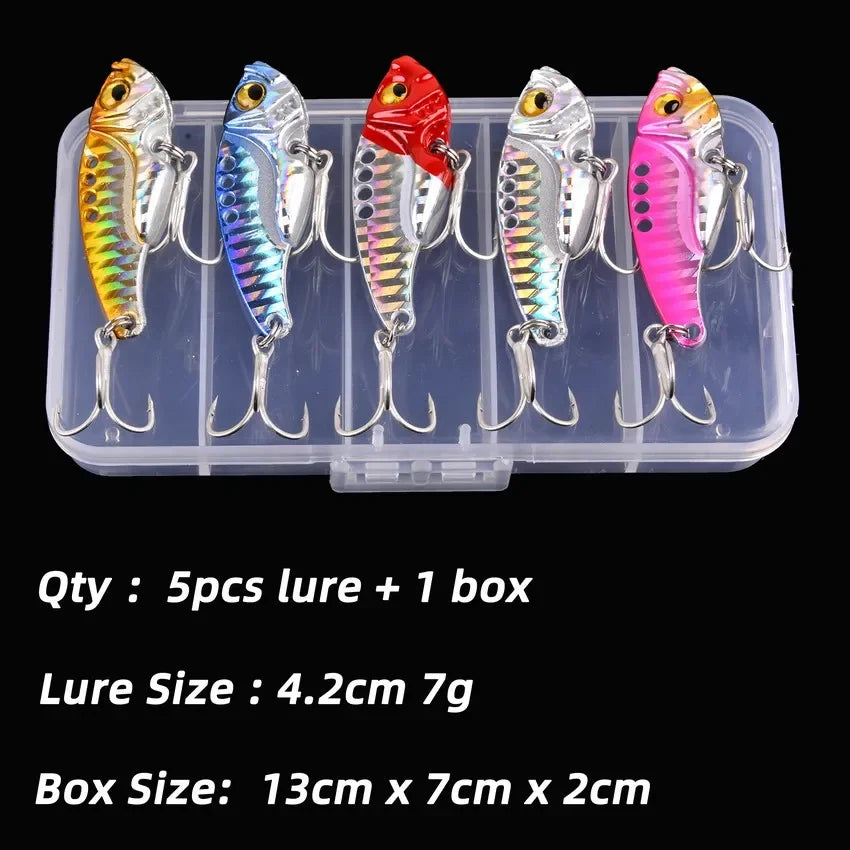Metal Jig AORACE box 5pcs 3/7/10/15/20g