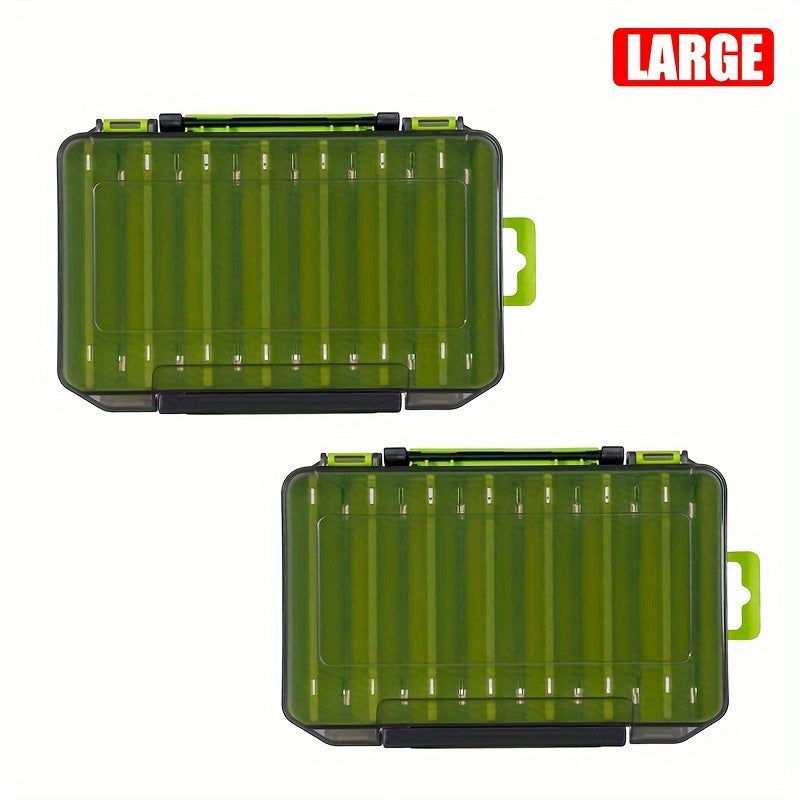 Double-Sided Fishing Tackle Organizer 2 Pcs