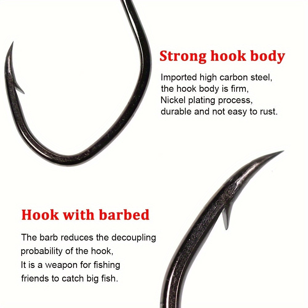 Hook Up High Carbon Steel 5pcs/20pcs Size 8 6 1/0 2/0 3/0 4/0 6/0